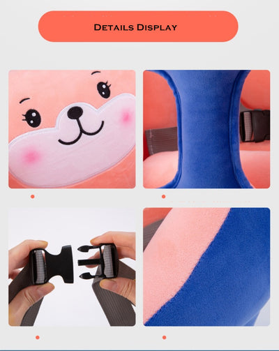 Silla Portátil Multifuncional para Bebé con Diseño Divertido y Fijación en Auto - Image 20