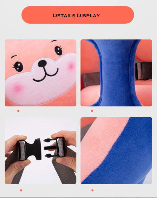 Silla Portátil Multifuncional para Bebé con Diseño Divertido y Fijación en Auto - Image 20