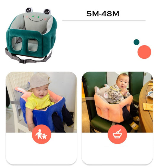 Silla Portátil Multifuncional para Bebé con Diseño Divertido y Fijación en Auto - Image 21