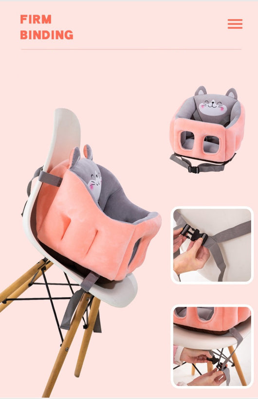 Silla Portátil Multifuncional para Bebé con Diseño Divertido y Fijación en Auto - Image 24
