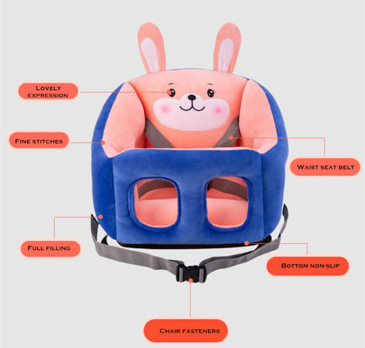Silla Portátil Multifuncional para Bebé con Diseño Divertido y Fijación en Auto - Image 25