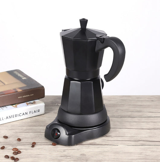Cafetera Moka Eléctrica de Aluminio con Enchufe Europeo - Image 13