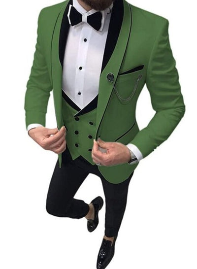 Traje de Tres Piezas para Hombre - Padrino Elegante - Image 11