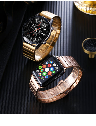 Correa Inteligente de Bambú y Acero Inoxidable para Smartwatch - Image 17