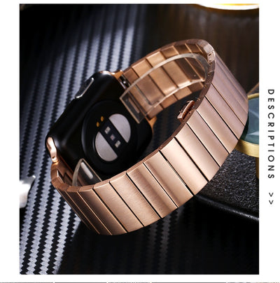 Correa Inteligente de Bambú y Acero Inoxidable para Smartwatch - Image 28