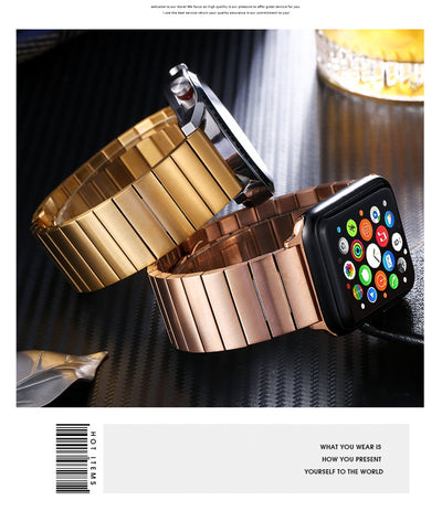 Correa Inteligente de Bambú y Acero Inoxidable para Smartwatch - Image 35