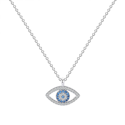 Collar de Plata 925 Ojo de Demonio Estilo Europeo Americano - Image 7