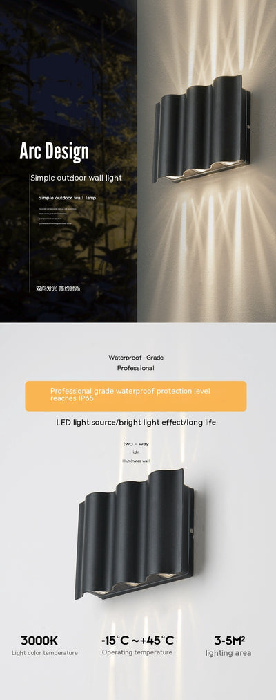 Foco LED Exterior Bidireccional Impermeable de Diseño Moderno - Image 16