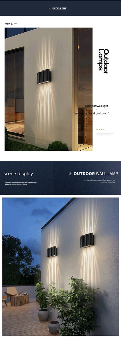 Foco LED Exterior Bidireccional Impermeable de Diseño Moderno - Image 19