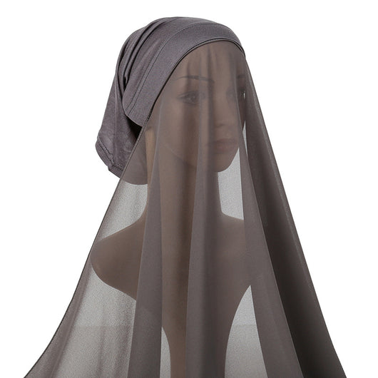 Traje de Gasa Perla para Mujer con Pañoleta Coordinada - Image 18