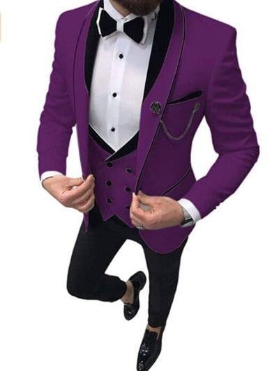 Traje de Tres Piezas para Hombre - Padrino Elegante - Image 16