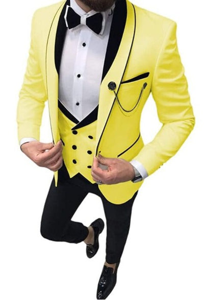 Traje de Tres Piezas para Hombre - Padrino Elegante - Image 17