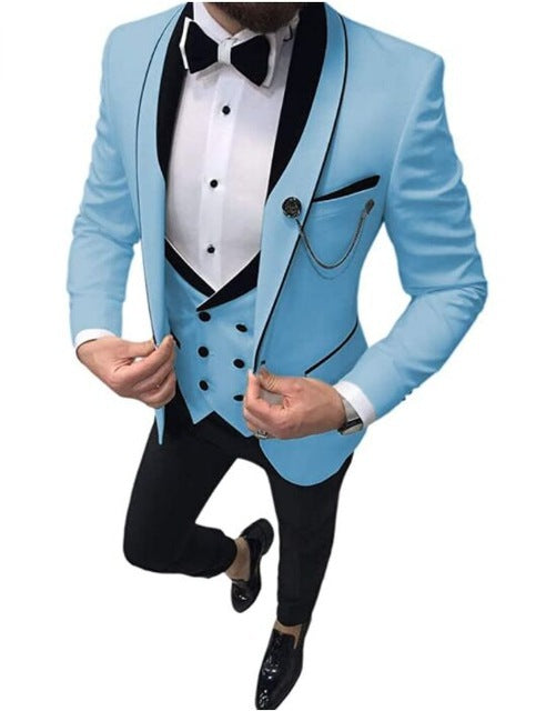 Traje de Tres Piezas para Hombre - Padrino Elegante - Image 18