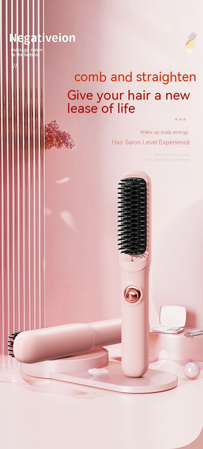 Plancha y Rizador de Cabello 2 en 1 con Iones - Portátil y sin Daño - Image 8