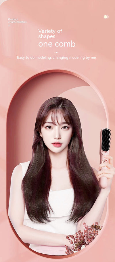 Plancha y Rizador de Cabello 2 en 1 con Iones - Portátil y sin Daño - Image 9