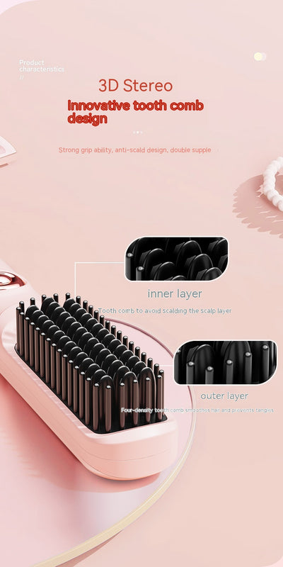 Plancha y Rizador de Cabello 2 en 1 con Iones - Portátil y sin Daño - Image 10