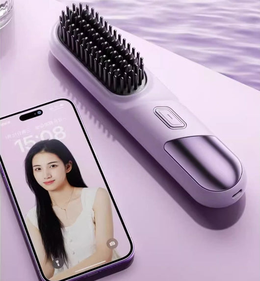 Peine Iónico Inalámbrico 2 en 1 para Cuidado del Cabello - Image 10