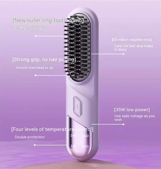 Peine Iónico Inalámbrico 2 en 1 para Cuidado del Cabello - Image 13