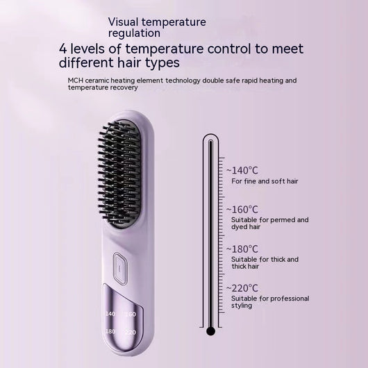 Peine Iónico Inalámbrico 2 en 1 para Cuidado del Cabello - Image 17