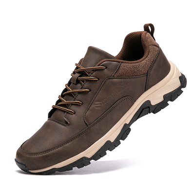 Zapatos Deportivos Impermeables de Cuero para Hombre - Talla Grande, Comodidad para Adultos - Image 13