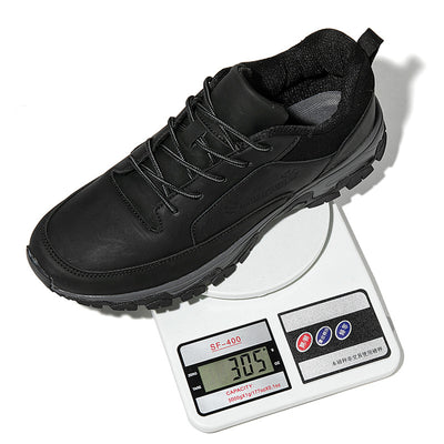 Zapatos Deportivos Impermeables de Cuero para Hombre - Talla Grande, Comodidad para Adultos - Image 18