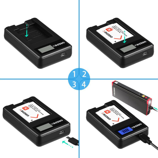 Cargador Compacto para Batería de Cámara NP-BX1 - Image 10
