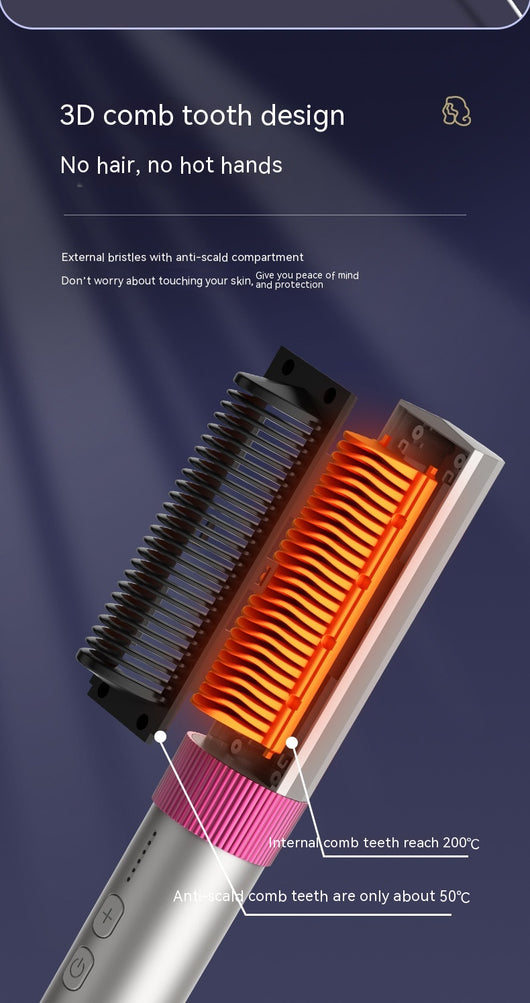 Peine Iónico Inalámbrico Recargable - Cuidado Suave del Cabello - Image 10