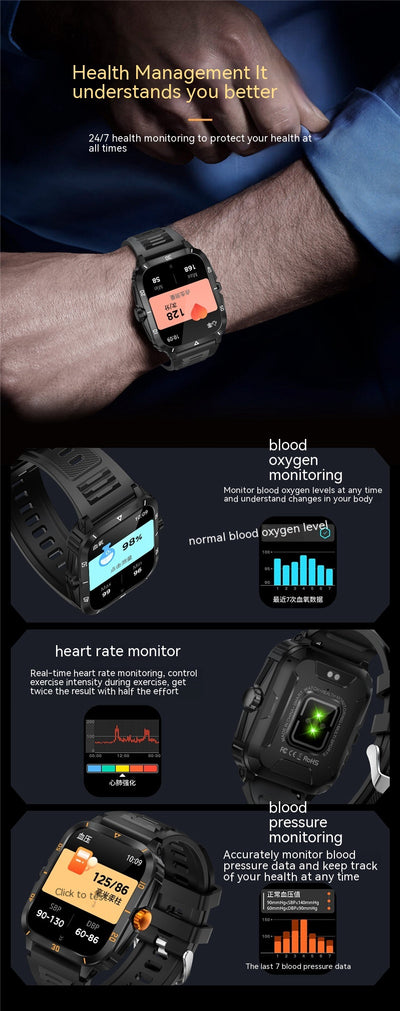 Reloj Inteligente Deportivo con Llamadas Bluetooth - Image 23