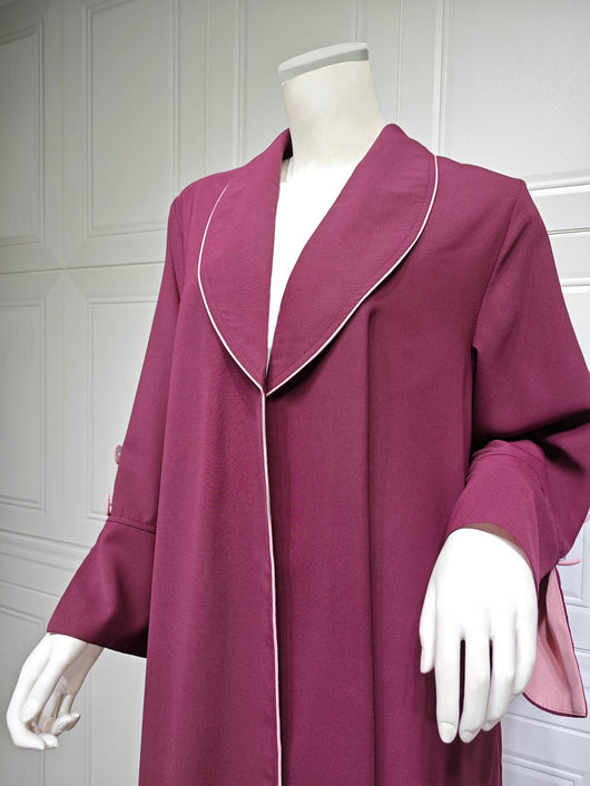 Cardigan Vestido Largo Mujer Elegante - Abrigo Tipo Trench para Otoño e Invierno - Image 13