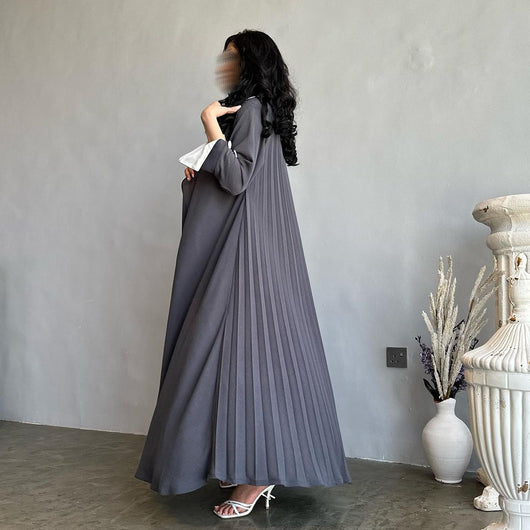 Cardigan Vestido Largo Mujer Elegante - Abrigo Tipo Trench para Otoño e Invierno - Image 15