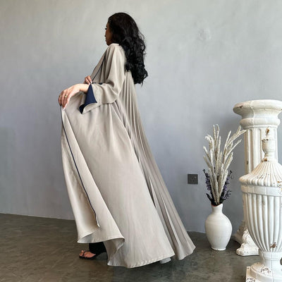 Cardigan Vestido Largo Mujer Elegante - Abrigo Tipo Trench para Otoño e Invierno - Image 18