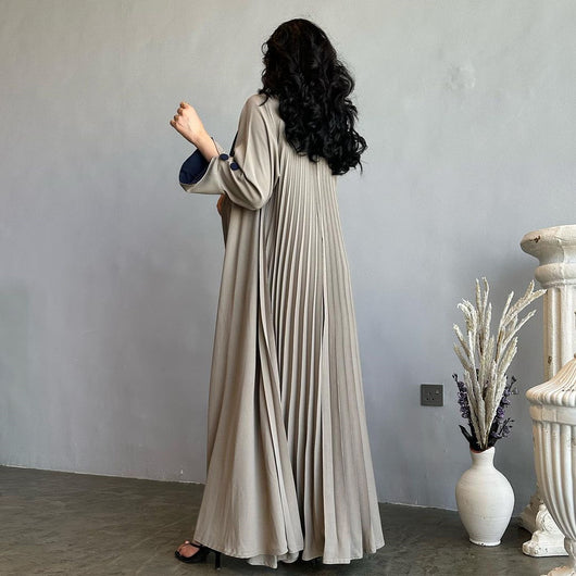 Cardigan Vestido Largo Mujer Elegante - Abrigo Tipo Trench para Otoño e Invierno - Image 19