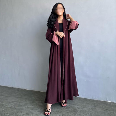 Cardigan Vestido Largo Mujer Elegante - Abrigo Tipo Trench para Otoño e Invierno - Image 24