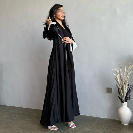 Cardigan Vestido Largo Mujer Elegante - Abrigo Tipo Trench para Otoño e Invierno - Image 25