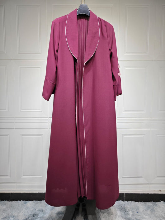 Cardigan Vestido Largo Mujer Elegante - Abrigo Tipo Trench para Otoño e Invierno - Image 37