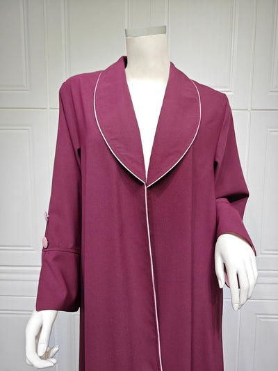 Cardigan Vestido Largo Mujer Elegante - Abrigo Tipo Trench para Otoño e Invierno - Image 42