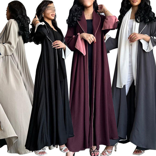 Cardigan Vestido Largo Mujer Elegante - Abrigo Tipo Trench para Otoño e Invierno - Image 45