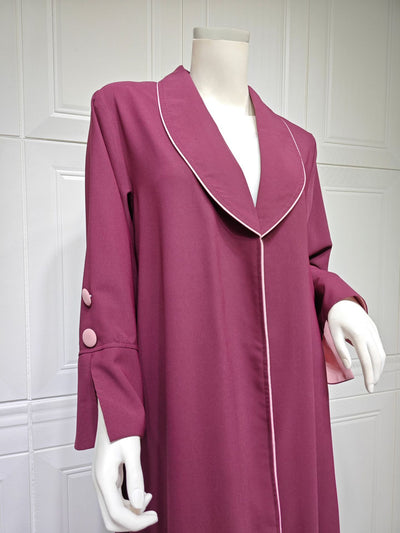 Cardigan Vestido Largo Mujer Elegante - Abrigo Tipo Trench para Otoño e Invierno - Image 48
