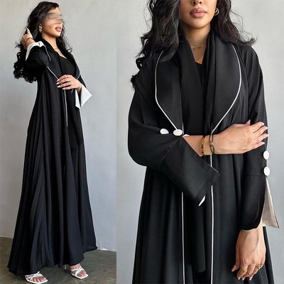 Cardigan Vestido Largo Mujer Elegante - Abrigo Tipo Trench para Otoño e Invierno - Image 49