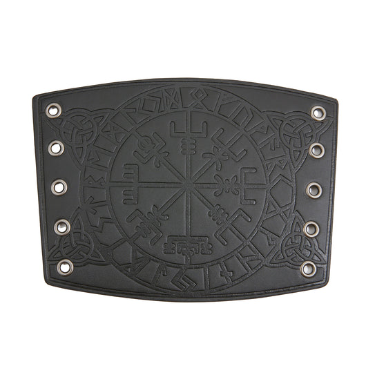 Pulsera de Cuero Punk Retro con Grabado Geométrico - Image 10