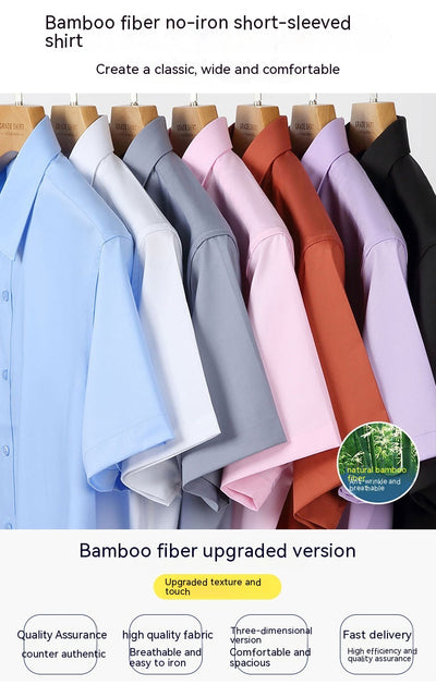 Camisa de Trabajo Casual Ejecutiva en Fibra de Bambú para Hombre - Image 15