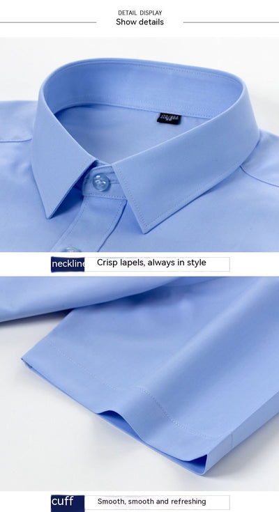 Camisa de Trabajo Casual Ejecutiva en Fibra de Bambú para Hombre - Image 17