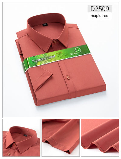 Camisa de Trabajo Casual Ejecutiva en Fibra de Bambú para Hombre - Image 18