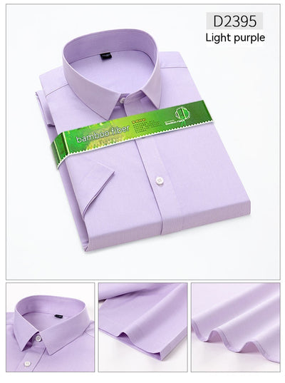 Camisa de Trabajo Casual Ejecutiva en Fibra de Bambú para Hombre - Image 19