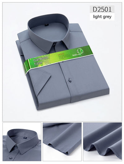 Camisa de Trabajo Casual Ejecutiva en Fibra de Bambú para Hombre - Image 21