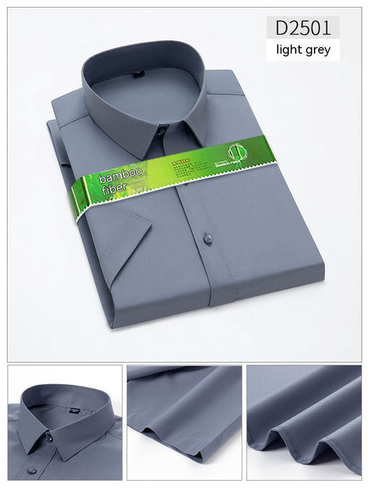 Camisa de Trabajo Casual Ejecutiva en Fibra de Bambú para Hombre - Image 21
