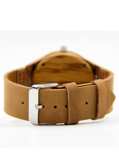 Reloj de Cuero Bambú Elegancia Profesional - Image 22