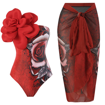 Blue and white floral paisley sarong with a tie waist, perfect as a beach wrap or swimsuit cover-up. - Image 19