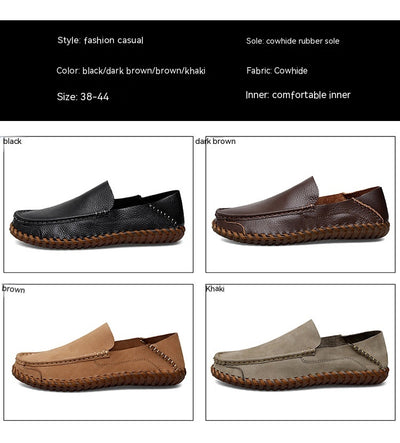 Zapatos Casuales de Cuero Cómodos Talla Grande - Image 8