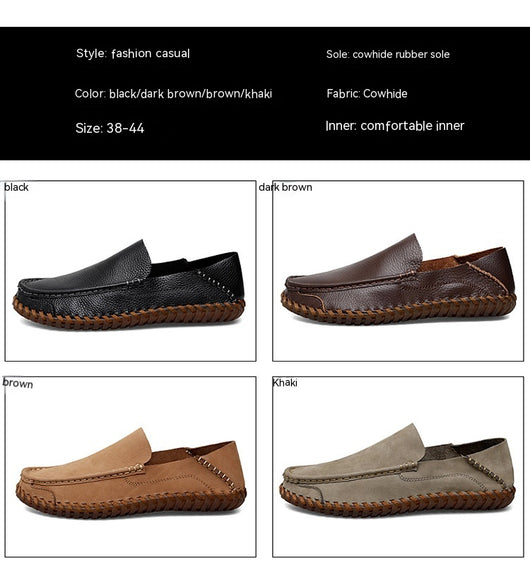 Zapatos Casuales de Cuero Cómodos Talla Grande - Image 8